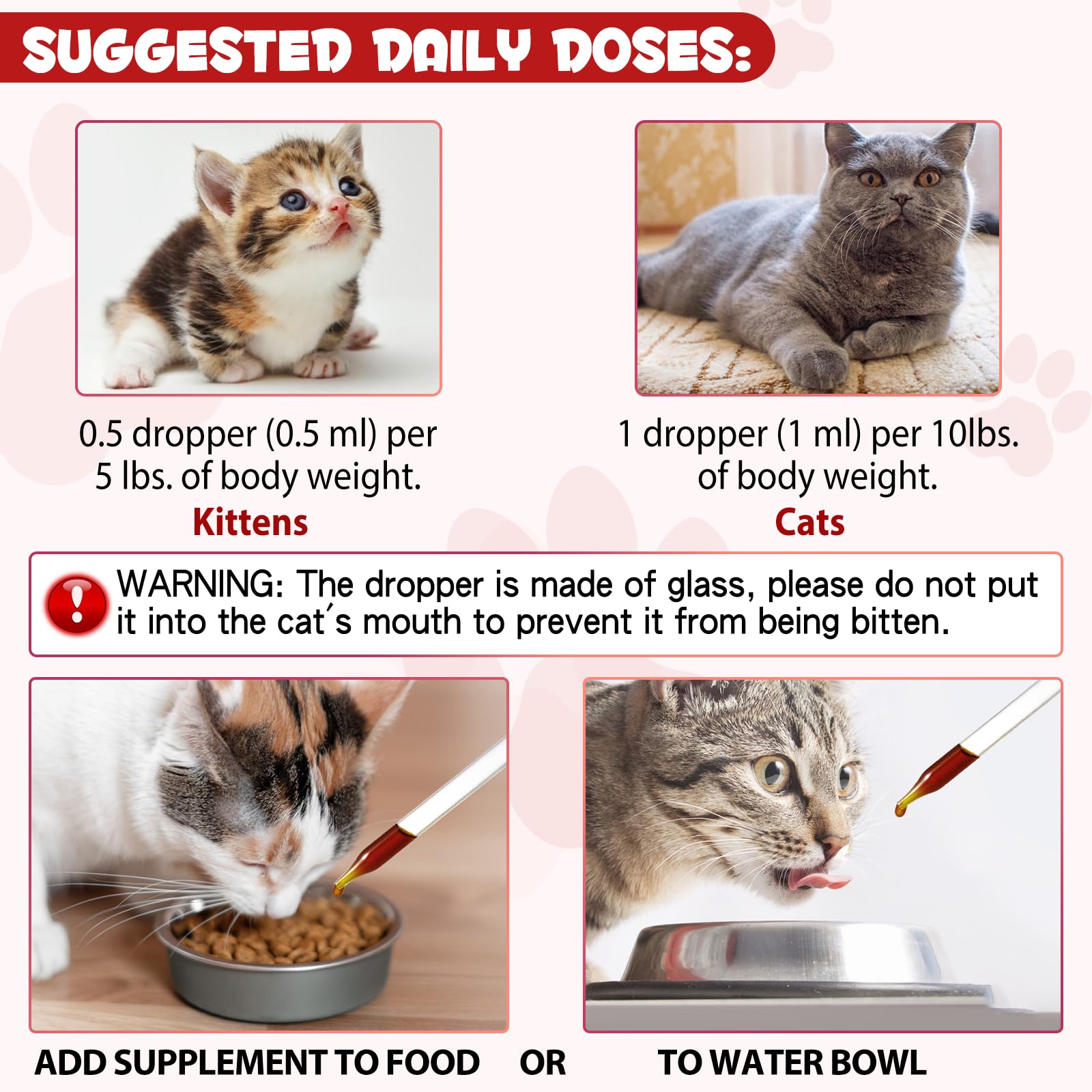 VOSIFSDIY suplemento líquido para gatos de todas las edades.