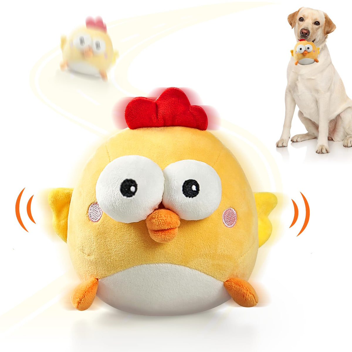 VOXGET bola interactiva para perros, estimulando la mente durante el juego.