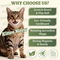 VOXGET bolas y campanillas interactivas para gatos, estimulan juego y ejercicio