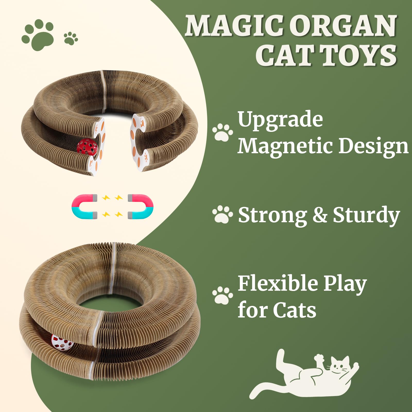 VOXGET diseño-360-rascador-gato fomenta rascar desde cualquier ángulo