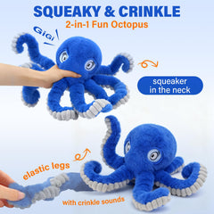 VOXGET pulpo crujido, textura audible que estimula el juego.