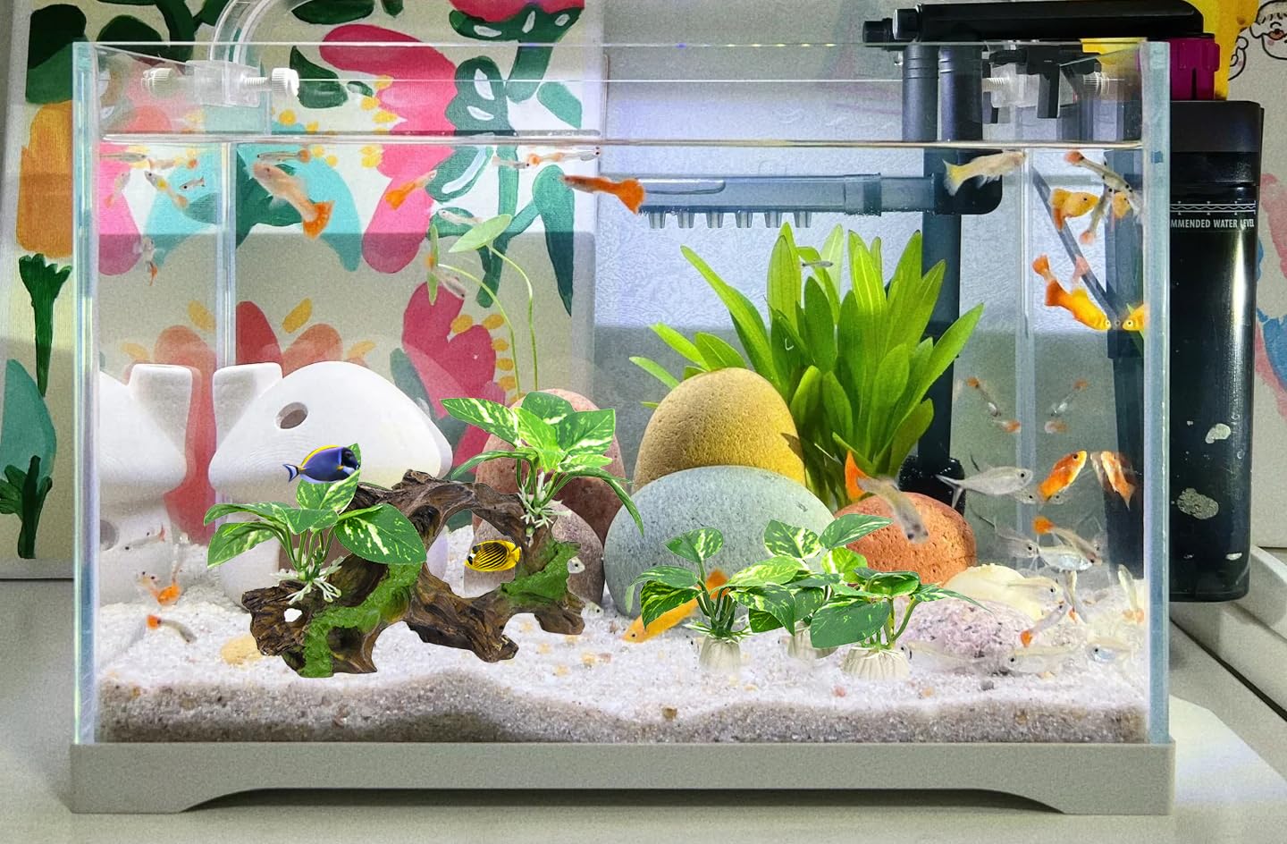 Accesorios Vtapliea para acuario, compatibles con otros adornos