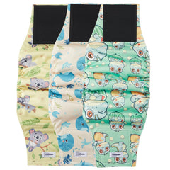 Bandas VUNCESSIN para perro macho con patrones estilizados, pack 3 para uso diario.