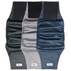 Pañales lavables VUNCESSIN para perro macho XL con absorción rápida.