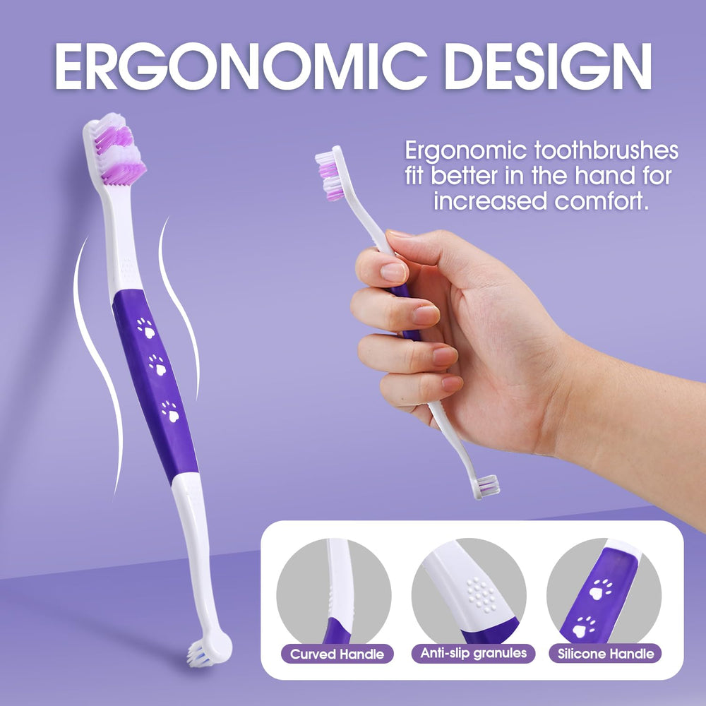 VVHOMIFE cepillo dental con cabezal pequeño para bocas pequeñas