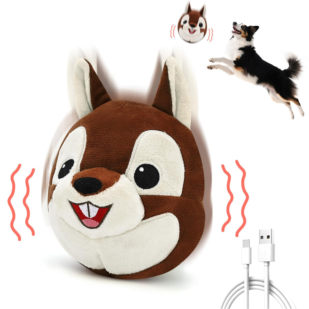 Juguete VYsTN interactivo para perros con rebote, ideal para mantenerlo activo.
