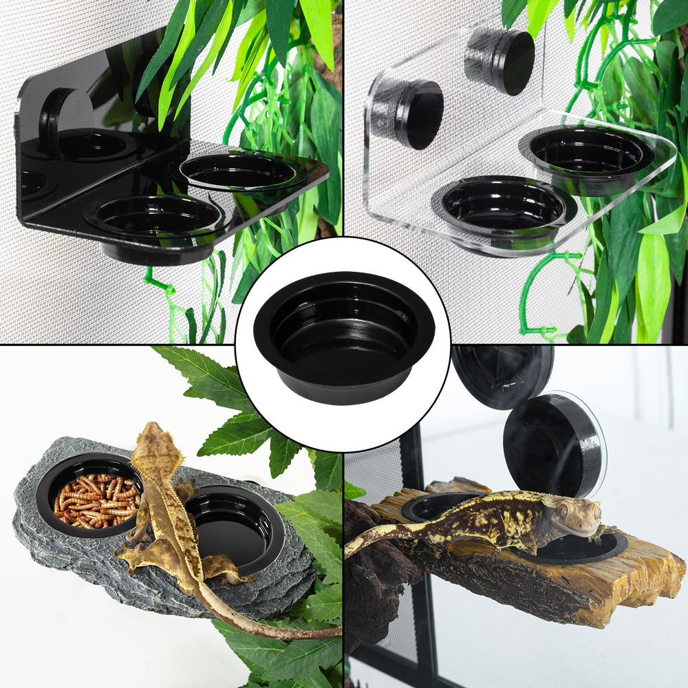 Uso versátil WACOOL para lagartos y otros reptiles pequeños en distintos recintos.