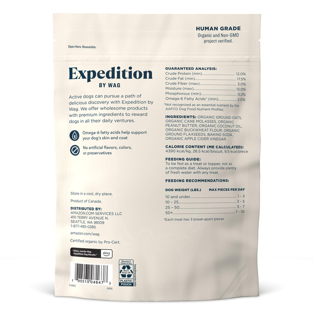 Galletas Wag Expedition con Omega-3 para apoyar articulaciones
