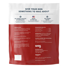 WAG pollo americano, ingrediente principal destacado en snack sabroso.