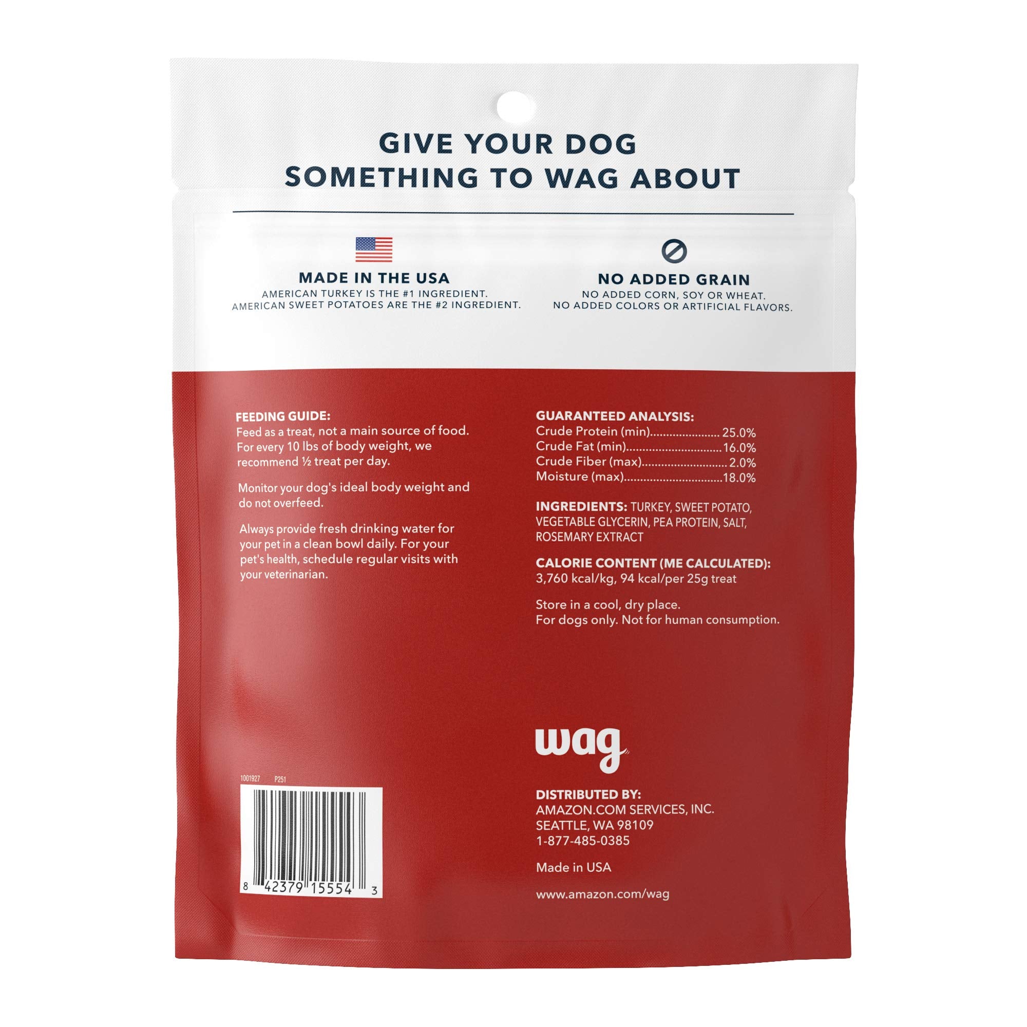 Wag resealable bag image highlights freshness after opening