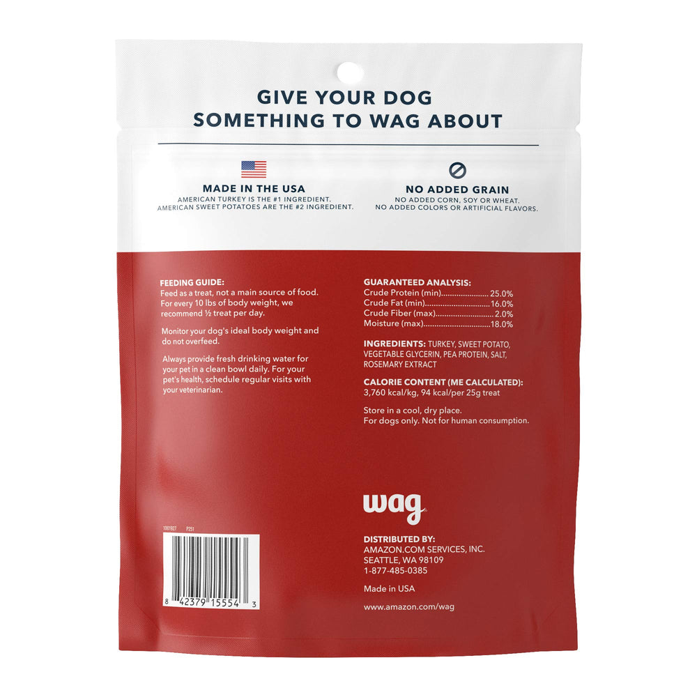 Wag resealable bag image highlights freshness after opening