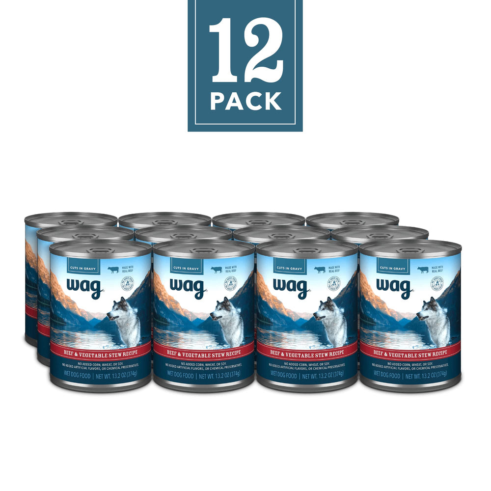 WAG Guiso Wag: trozos de carne en salsa para perros.