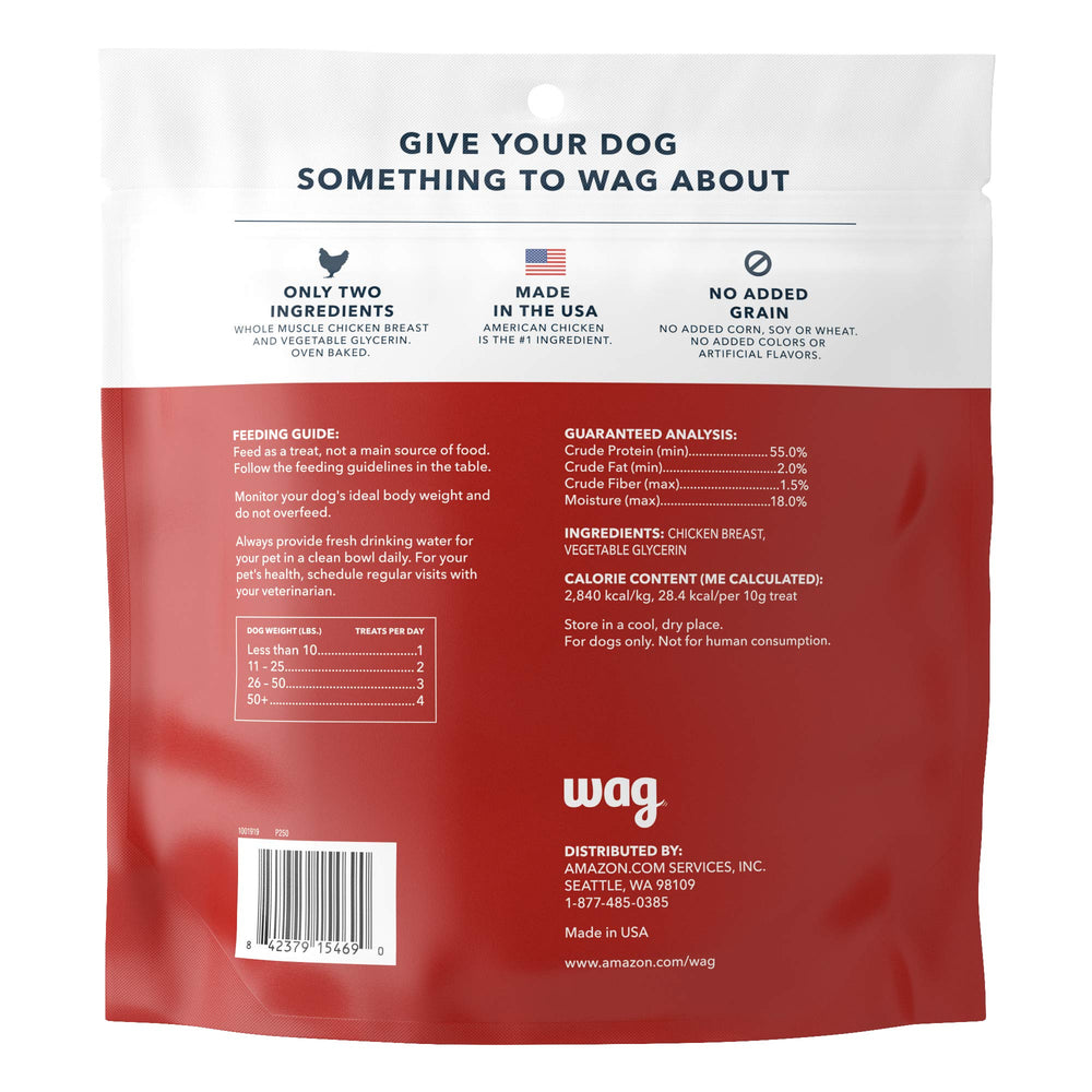 WAG tiras de pollo: bolsa con cierre para conservar la frescura