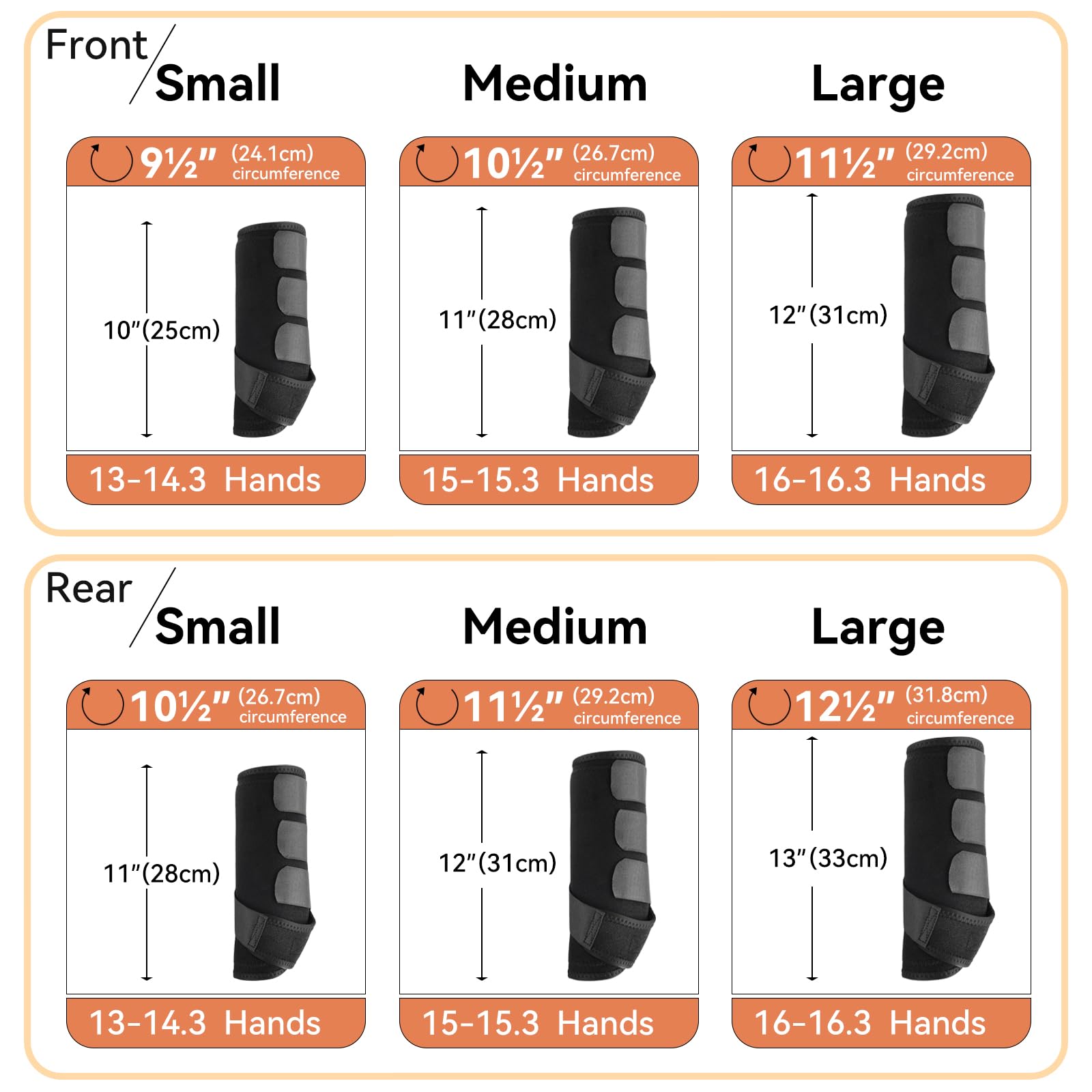 Wagrvuy botas deporte caballos, vista lateral, ajuste seguro con velcro para estabilidad