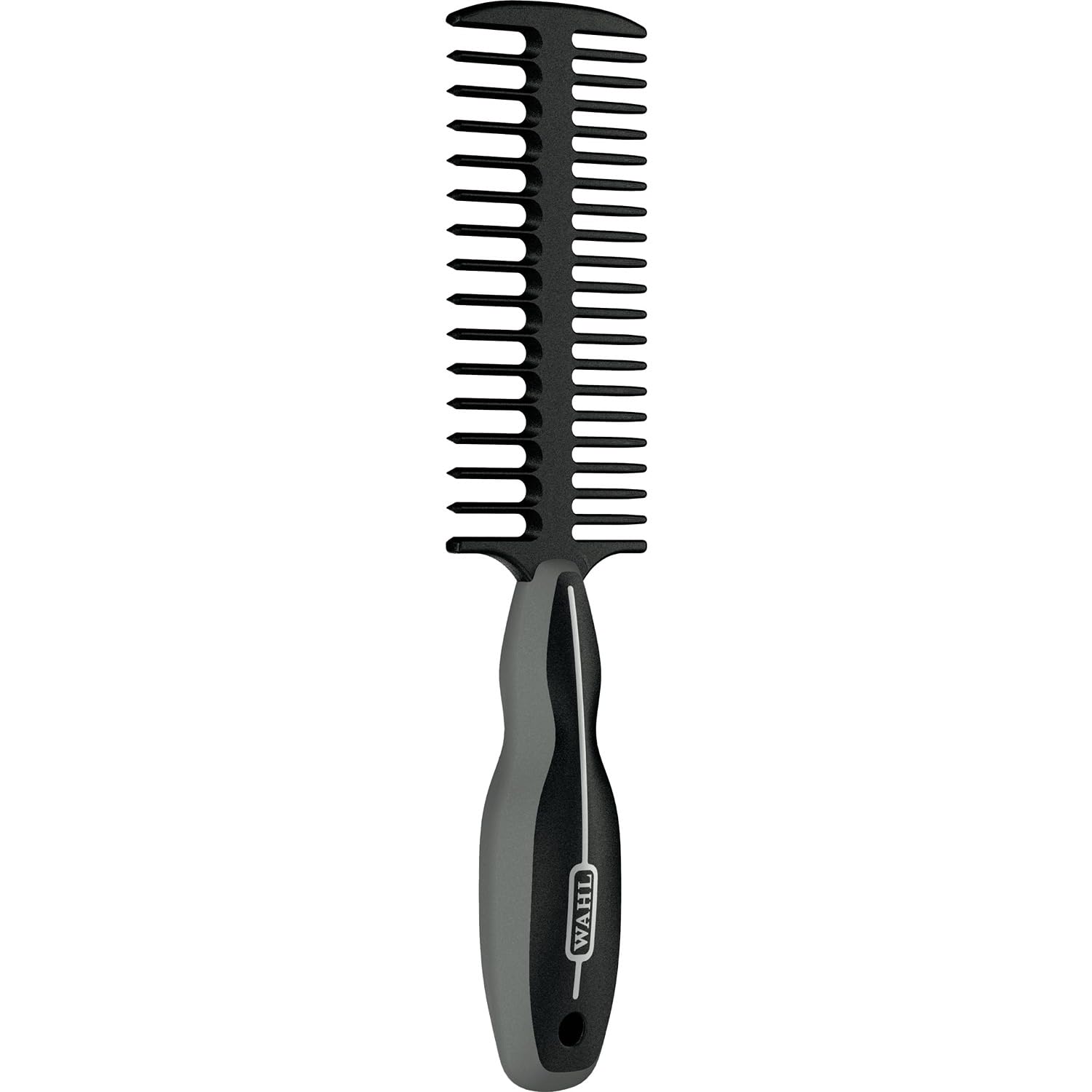 WAHL peine crin profesional ergonómico negro desenreda sin esfuerzo para trenzar