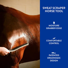 Raspador Wahl para caballos facilita un deslizamiento suave y seguro.