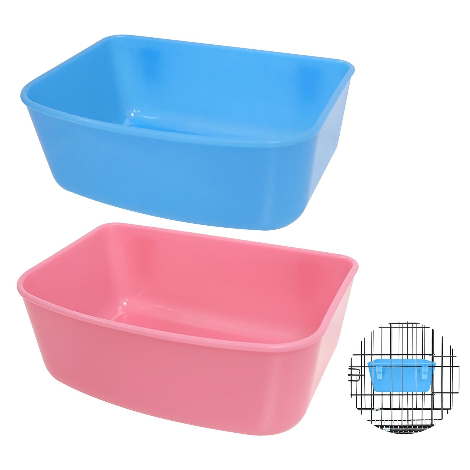 Wanheart bebederos multifunción 01: útil como cuenco de baño para mascotas pequeñas.