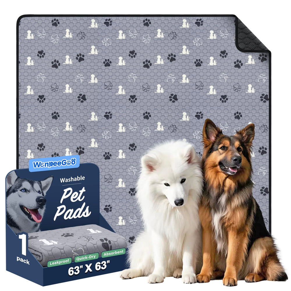WanpeeGoo almohadilla de entrenamiento para perros, 63x63 cm, absorbente y cómodo.