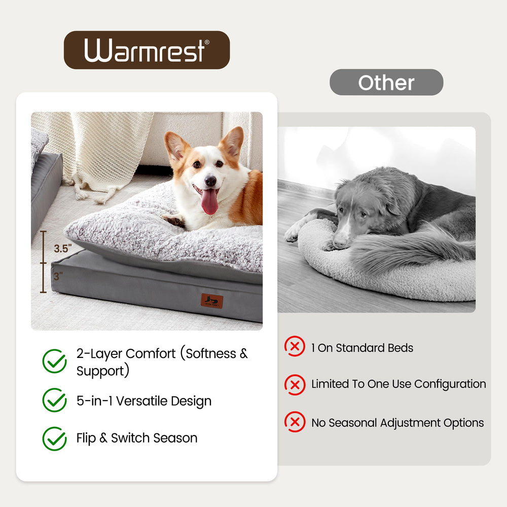 Warmrest: asas reforzadas para trasladar la cama con facilidad.