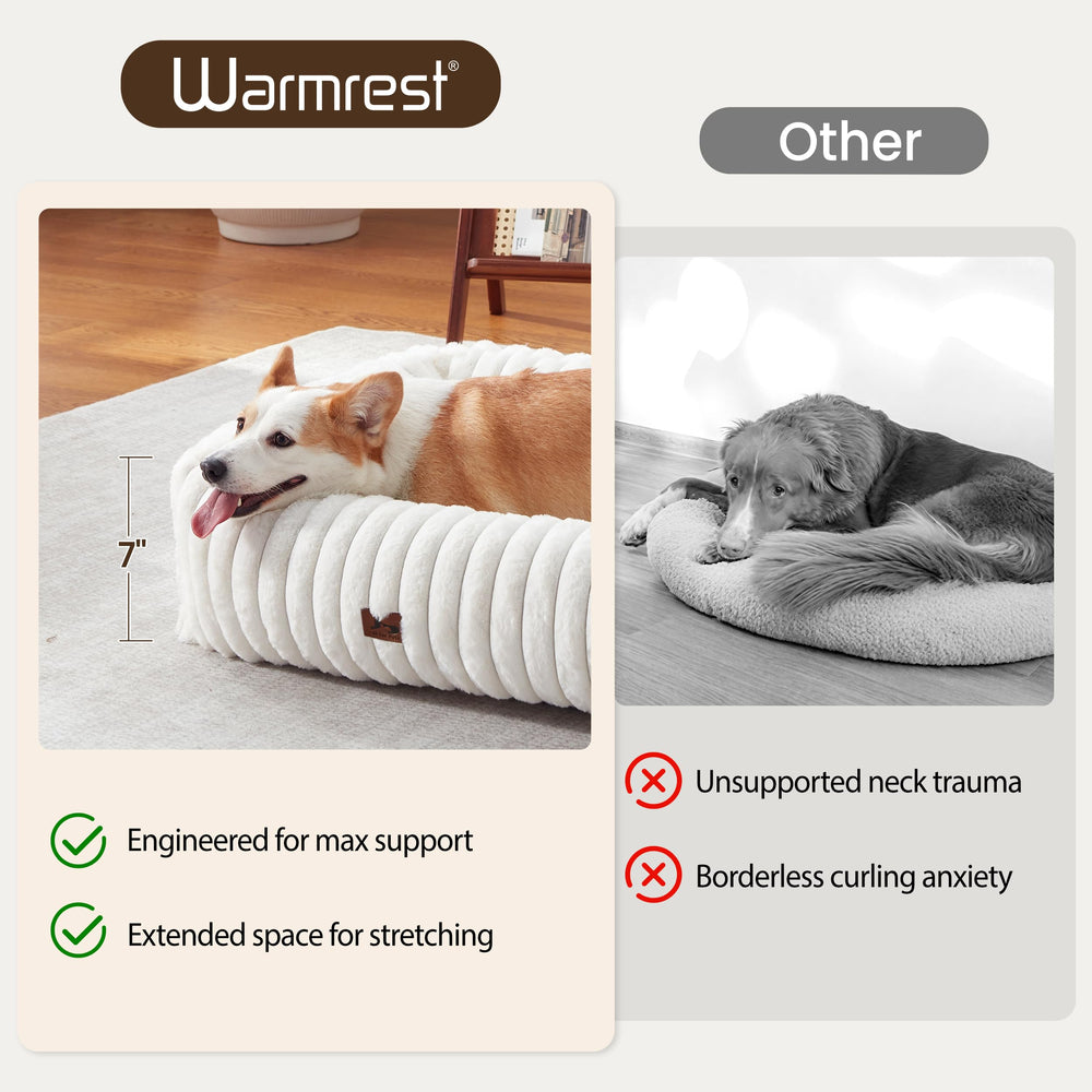 Warmrest base antideslizante para mayor seguridad en suelos lisos.