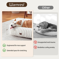 Warmrest base antideslizante para mayor seguridad en suelos lisos.