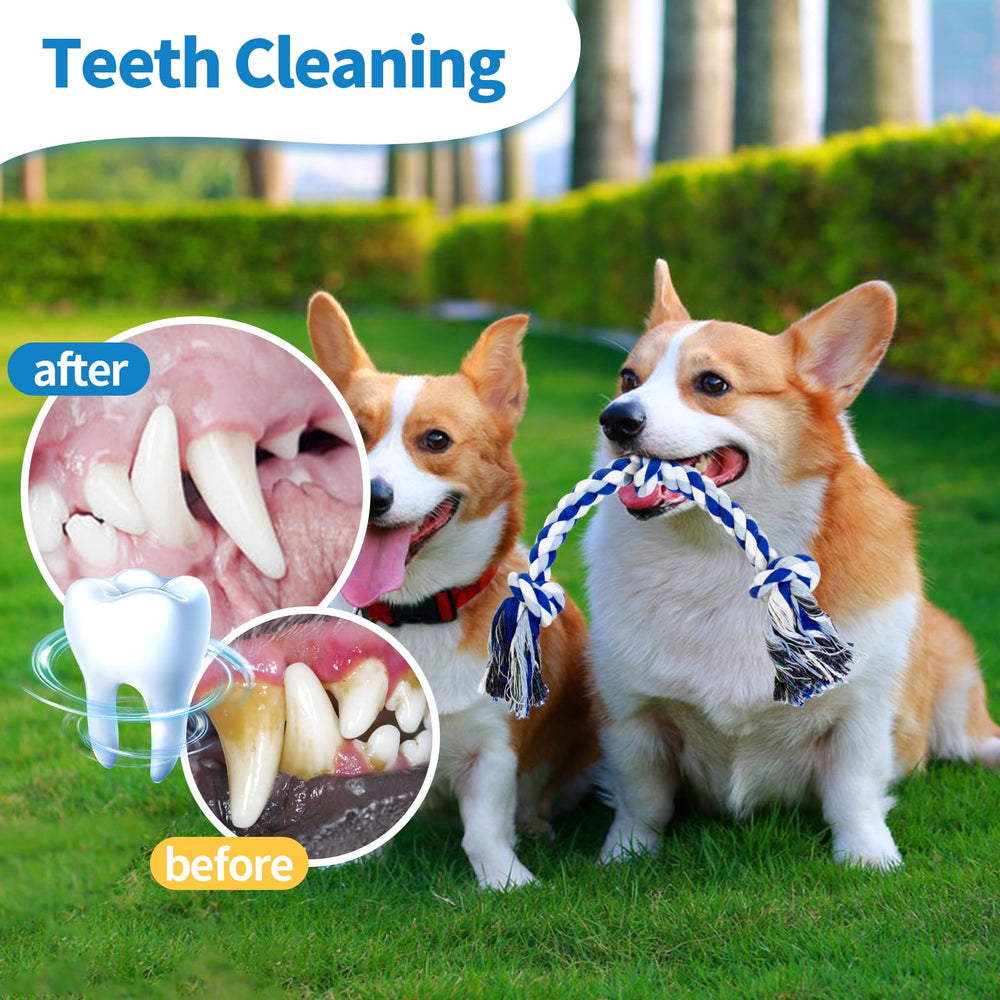 WDZZHOT cuerda de algodón natural 100% duradera para perros.