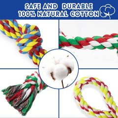 WDZZHOT limpieza-dientes-perro-cuerda, uso suave en sesiones de juego.