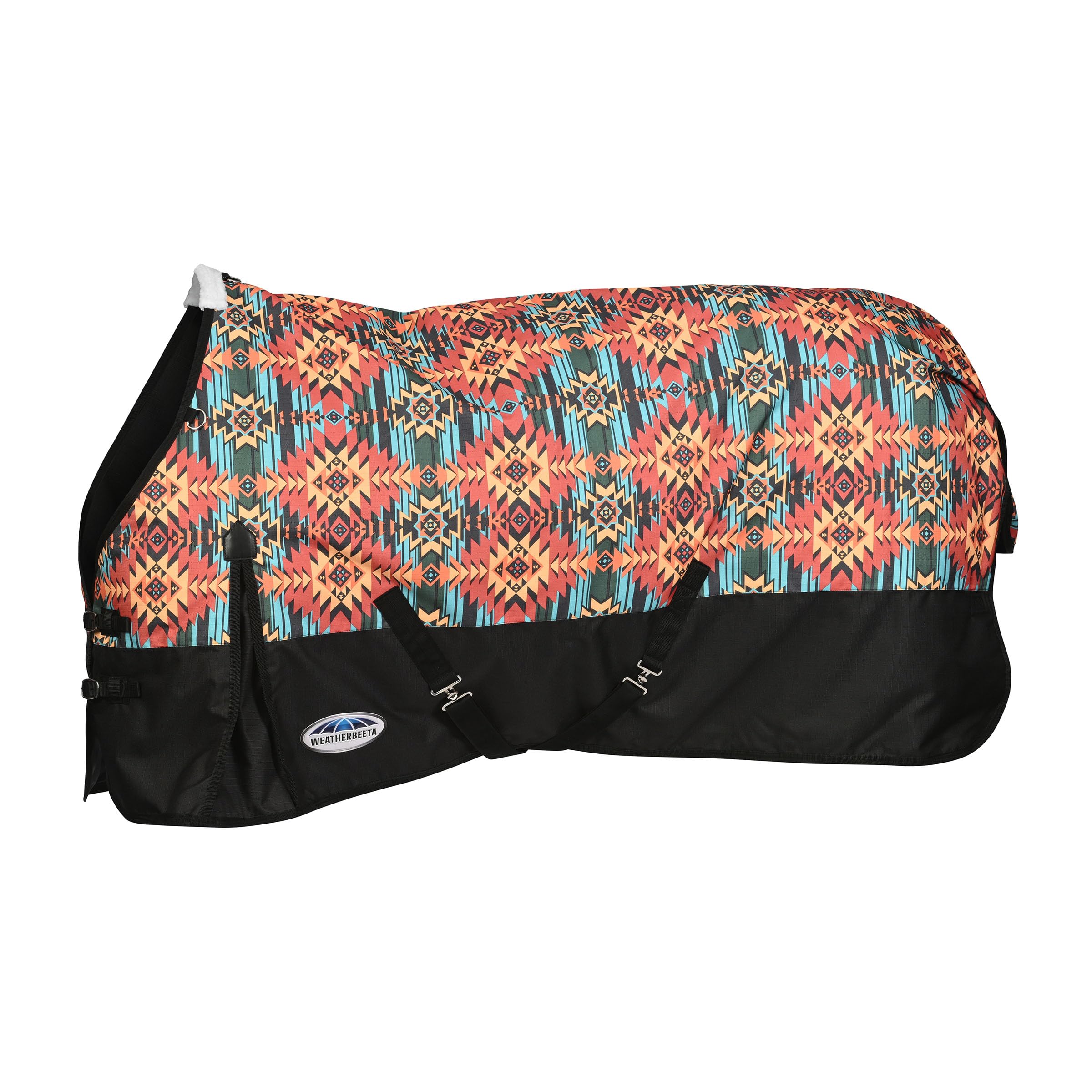 WeatherBeeta ComFiTec Essential, cuello estándar, estampado Puesta de Sol, cómodo para montas diarias.
