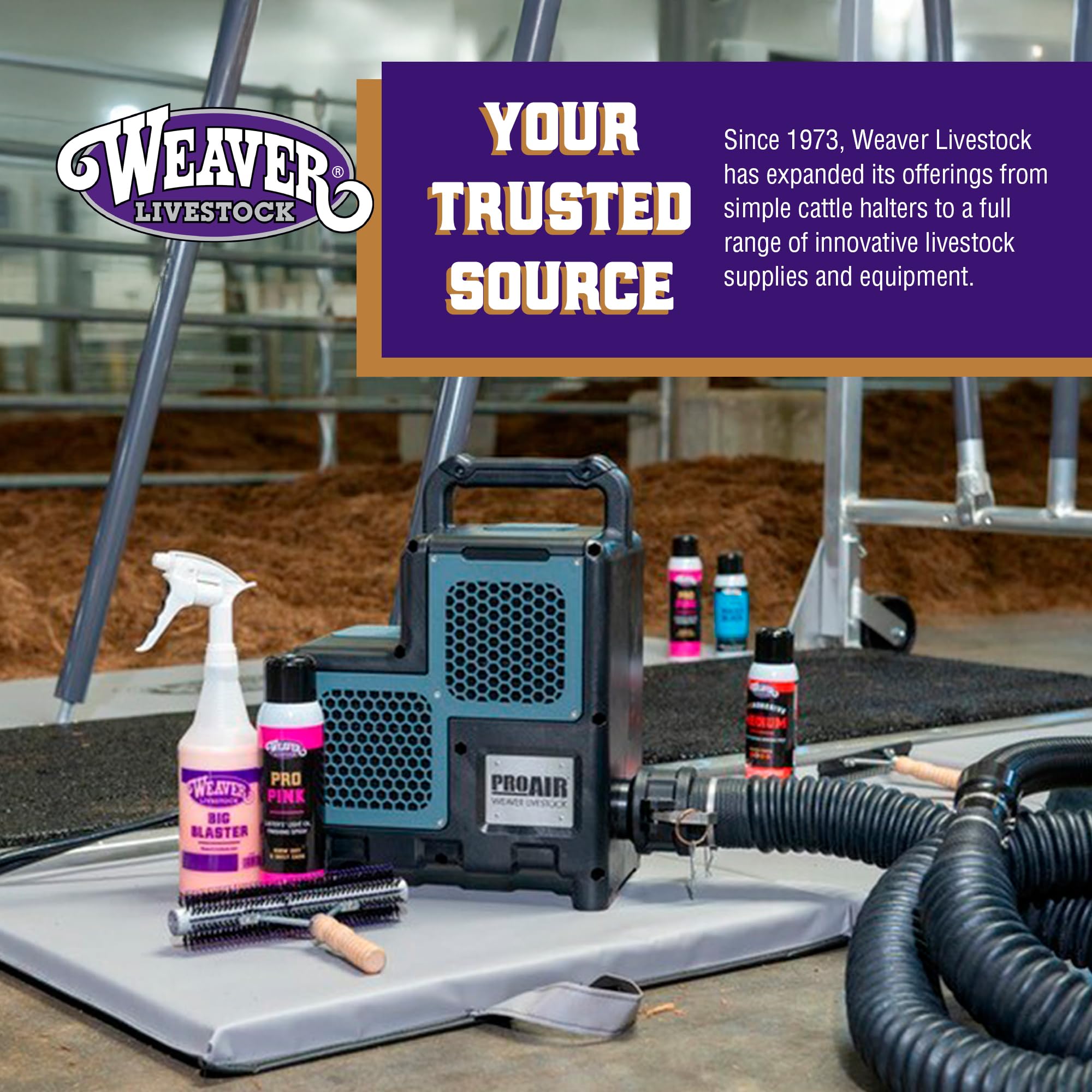 Weaver Livestock ProCharge Reconditioning Liquid nutre el pelo y mejora la manejabilidad