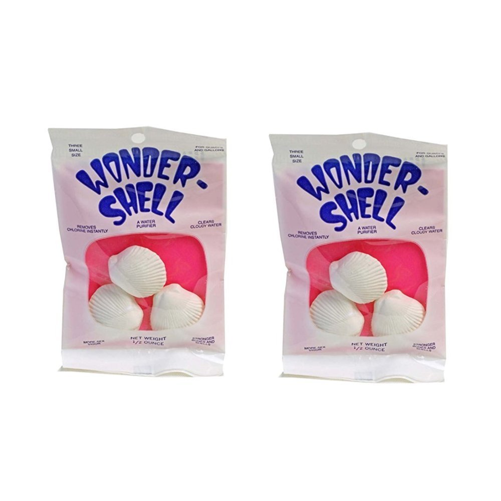 Weco Wonder Shell conchas naturales para decoración y aporte ligero de minerales en acuarios