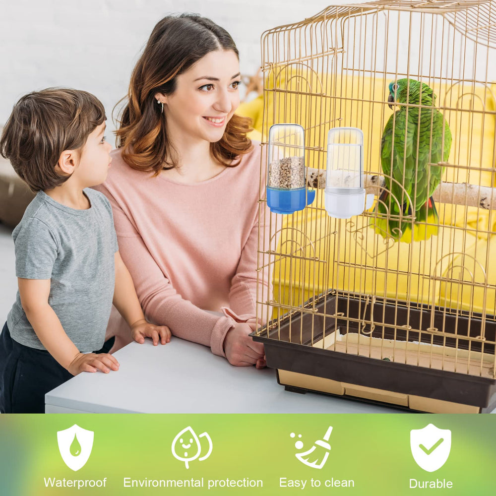 Weewooday accesorio bebederos para aves, complemento práctico para jaulas.