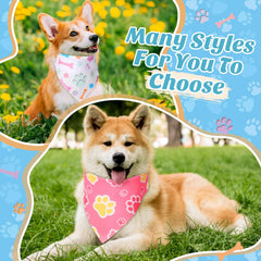 Bandanas Weewooday para perros con huesos, diseño divertido para el día a día.