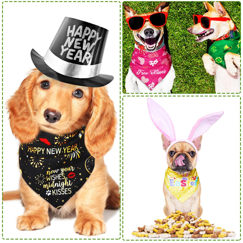 Weewooday bandanas para perros y gatos, colores variados.
