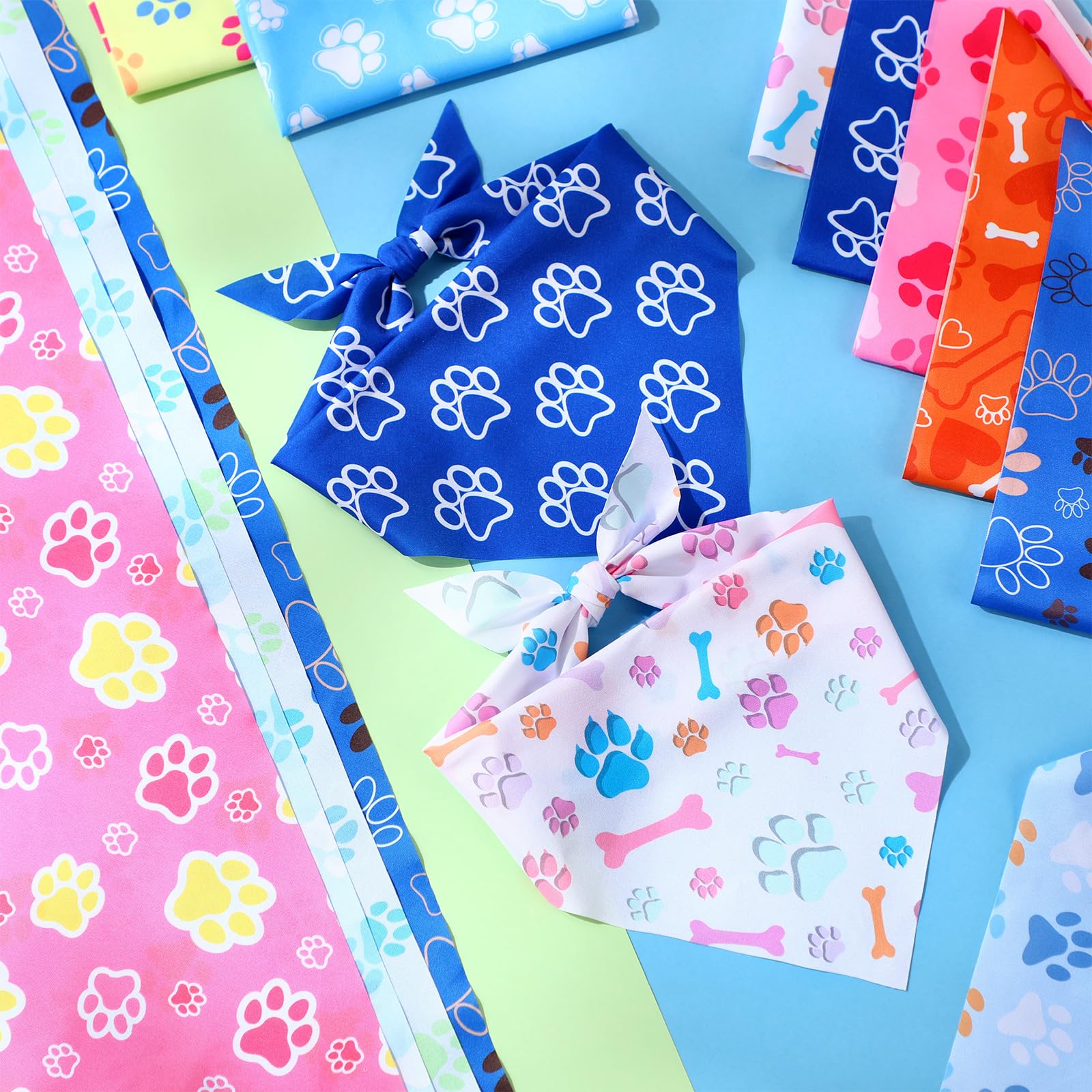 Bandanas Weewooday de poliéster suave, ligero y lavable para uso diario.