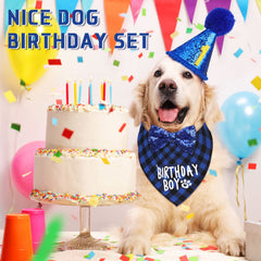 Weewooday sombrero de cumpleaños para perros con números 0-8 y ajuste cómodo.