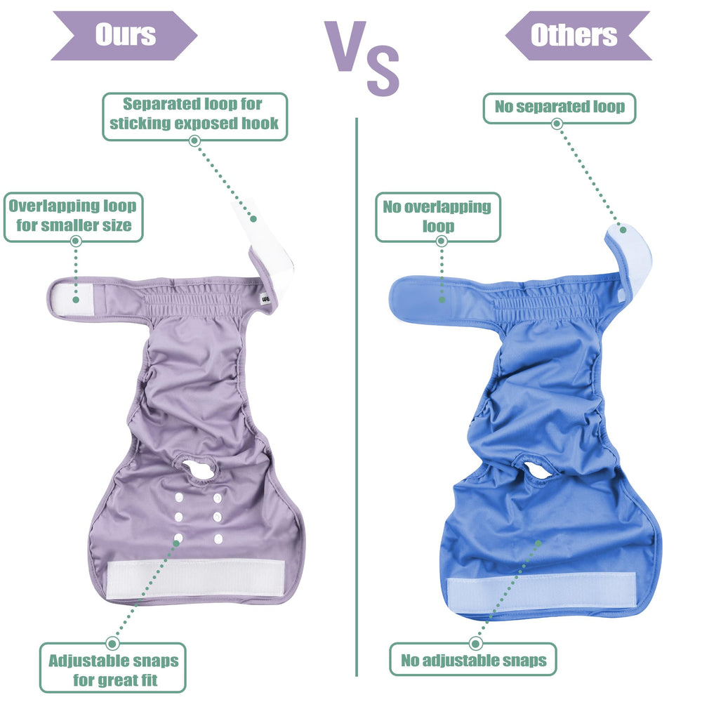 Pañales Wegreeco con capa externa impermeable para evitar derrames en casa