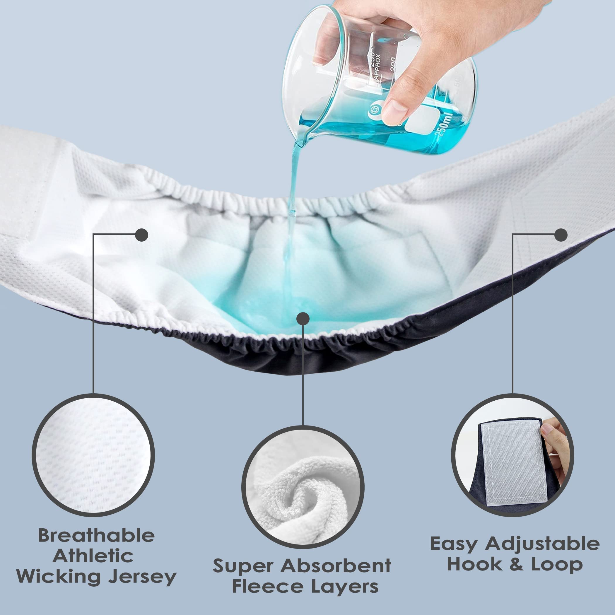 Pañales Wegreeco con tejido interior suave para mayor comodidad del perro