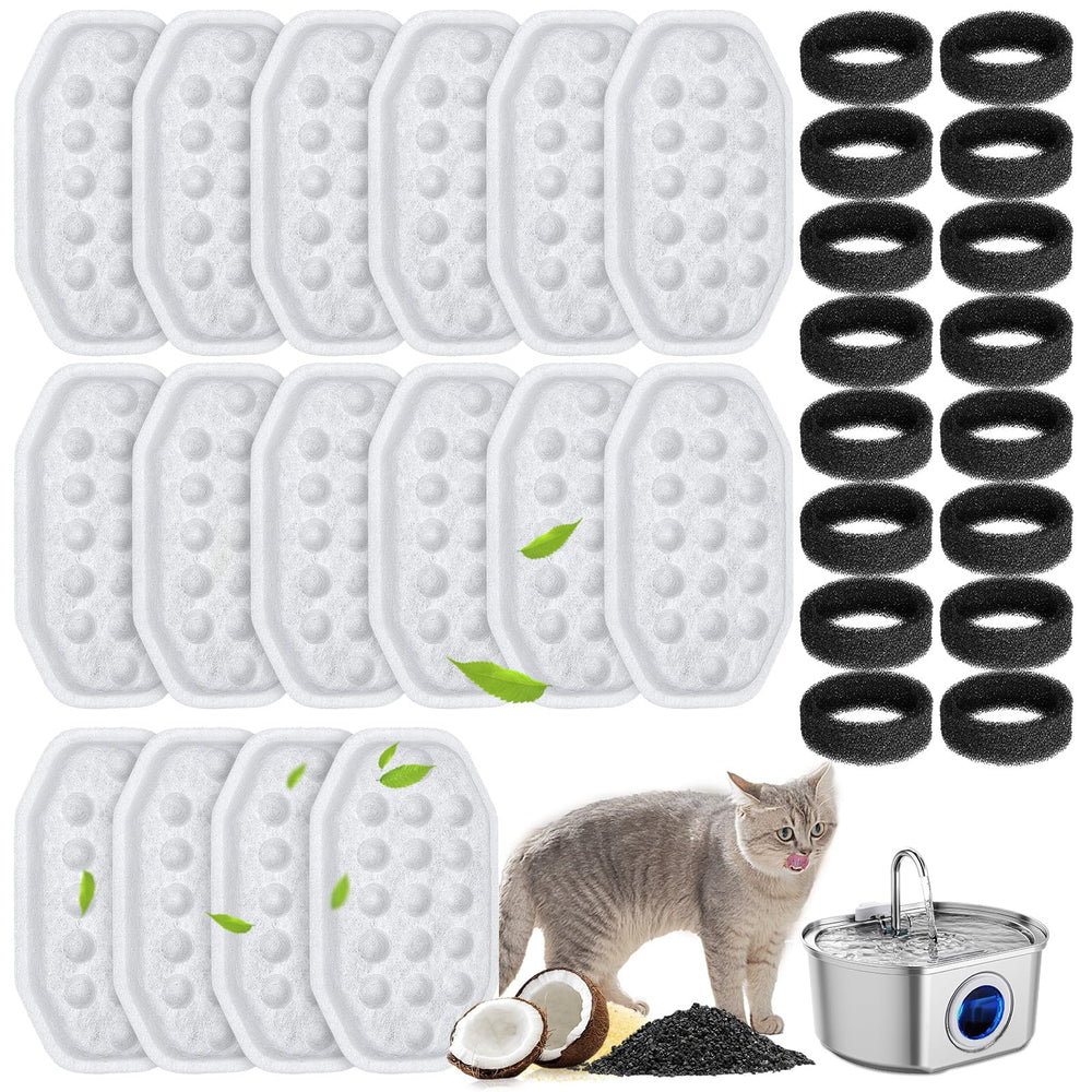 WEIKEY filtros de repuesto para fuente de gatos 108onzas: filtración eficiente.
