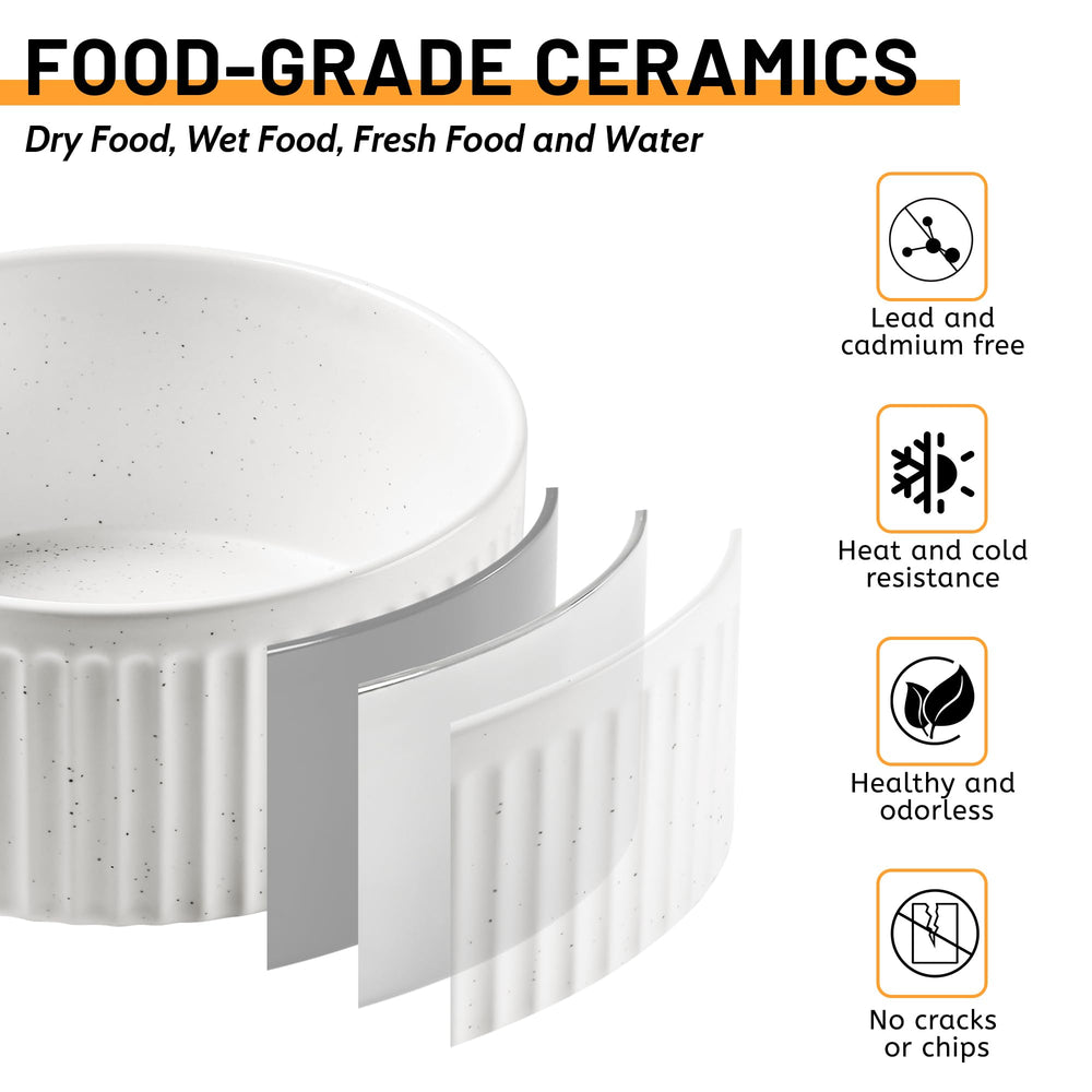 Material cerámico seguro para alimentos y sin toxinas