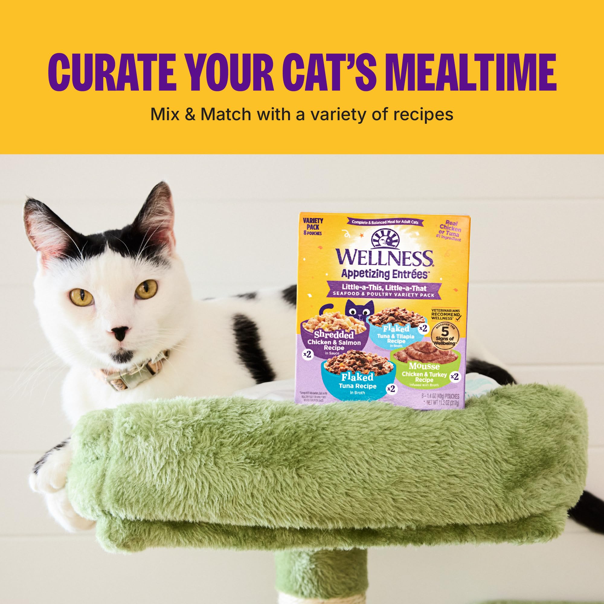 Wellness Appetizing Entrées veterinarios-recomendado: recomendado por veterinarios para bienestar
