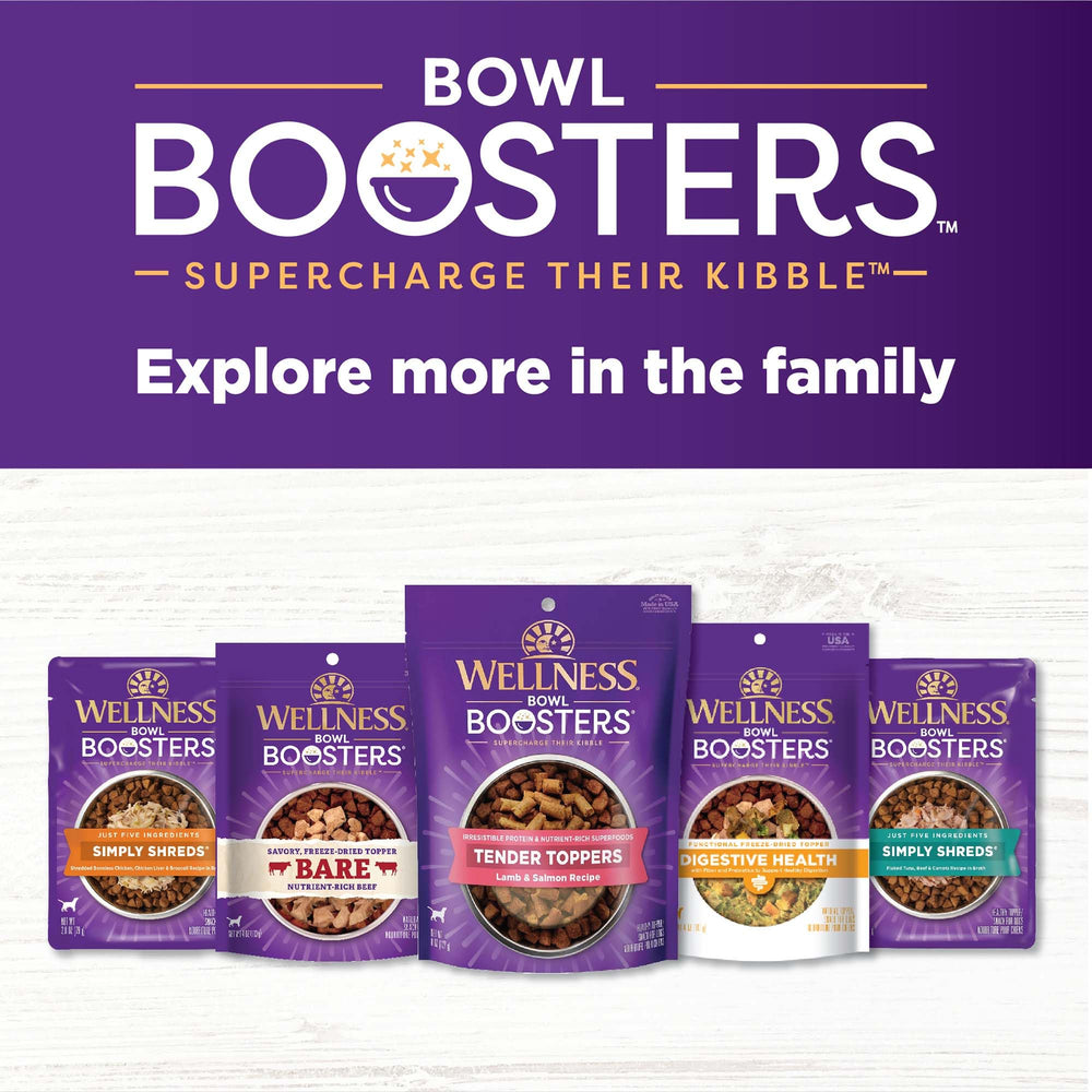 Wellness Bowl Boosters Bare modo de uso rápido, espolvorear o mezclar.