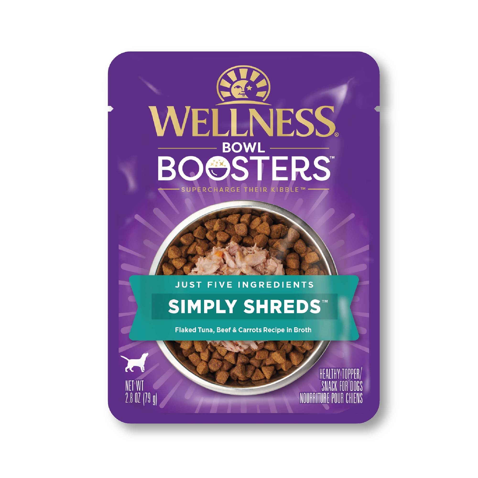 wellness bowl boosters deshilachado de atún, complemento sabroso para cada comida