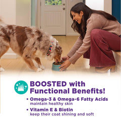 Wellness Bowl Boosters Omega 3 y 6 para piel y pelaje más brillante.