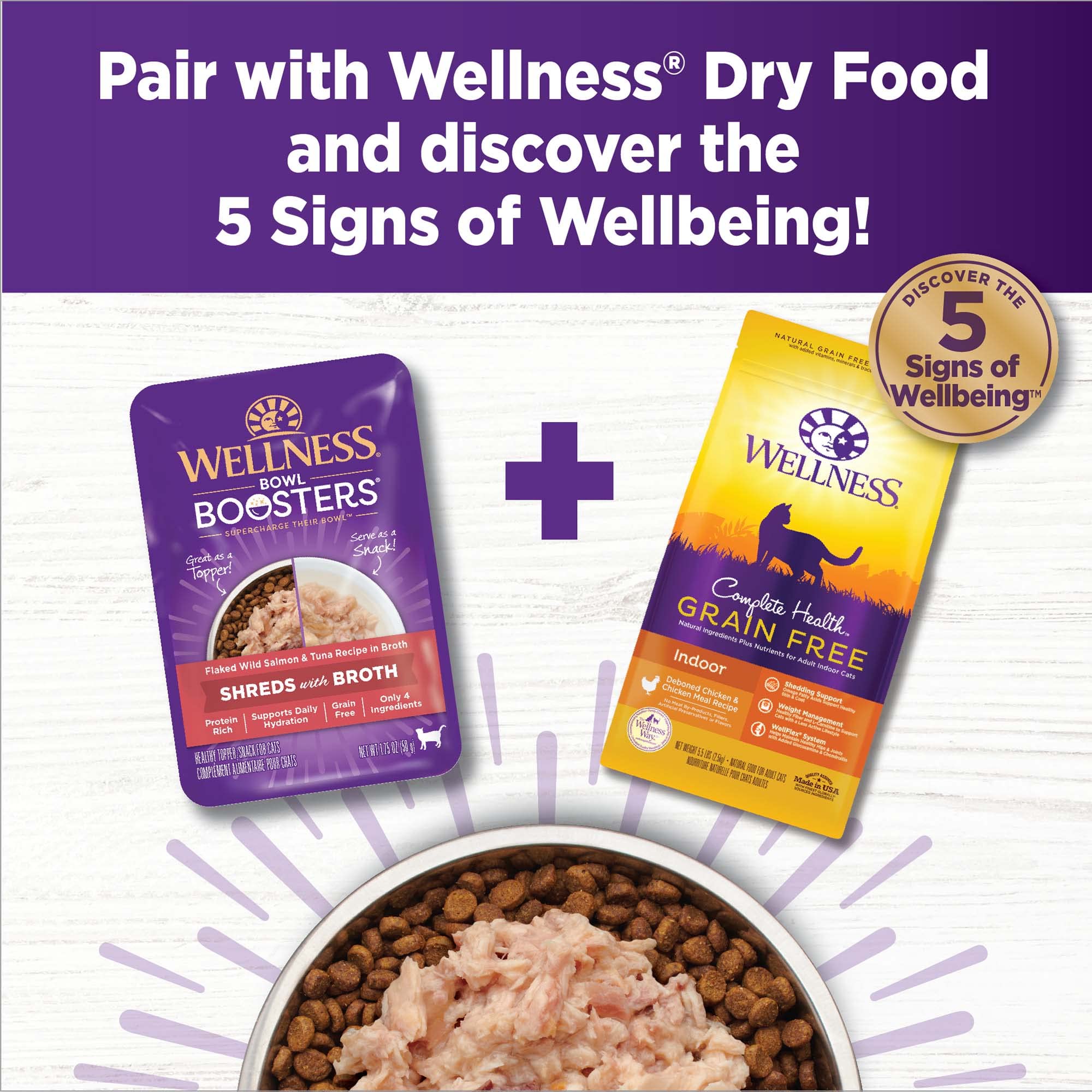 Wellness Bowl Boosters paquetes de 12 unidades, ideal para planificación semanal.