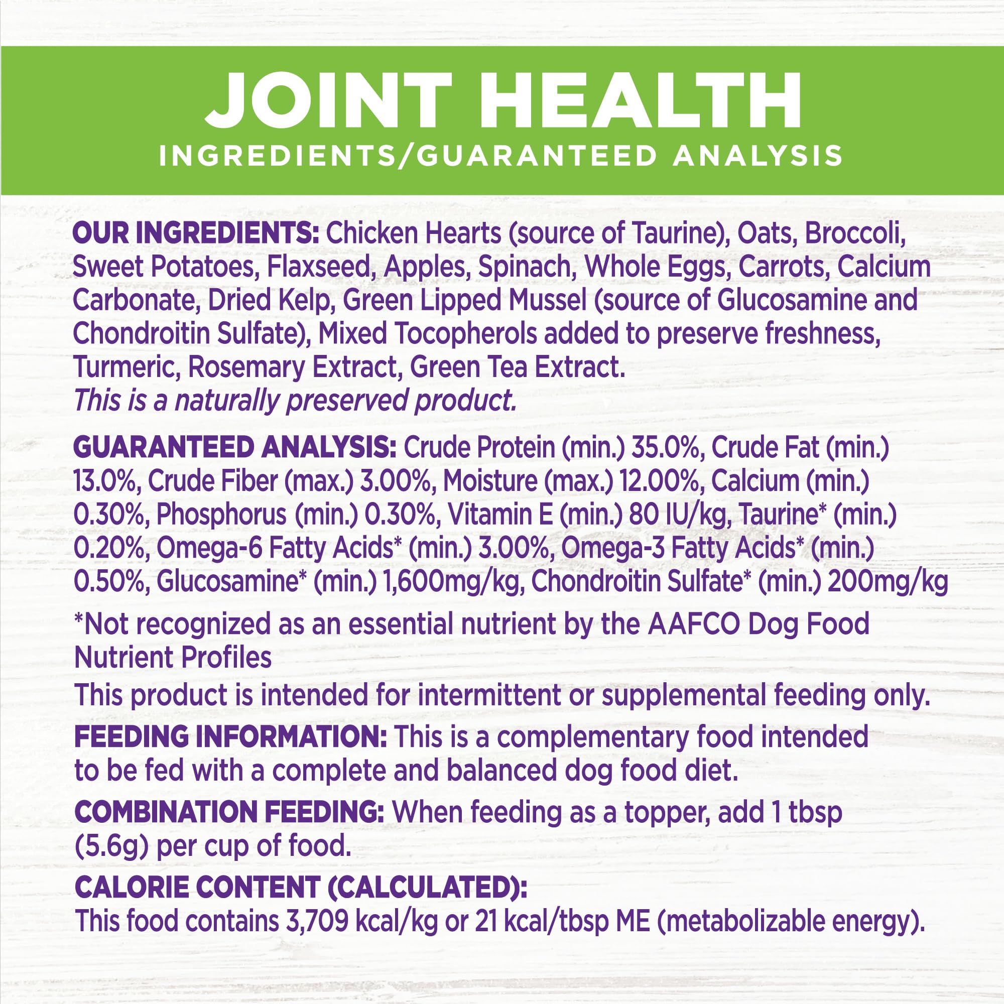 Wellness Bowl Boosters producido en EE. UU. con ingredientes no transgénicos.