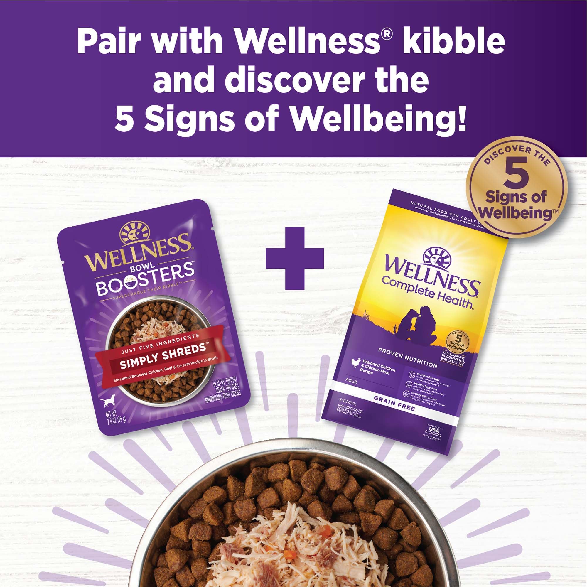wellness bowl boosters textura tierna y sabrosa en cada bocado