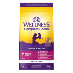 Wellness Complete Health para gatos de interior con salmón y arenque, bolsa de 2,5 kg.