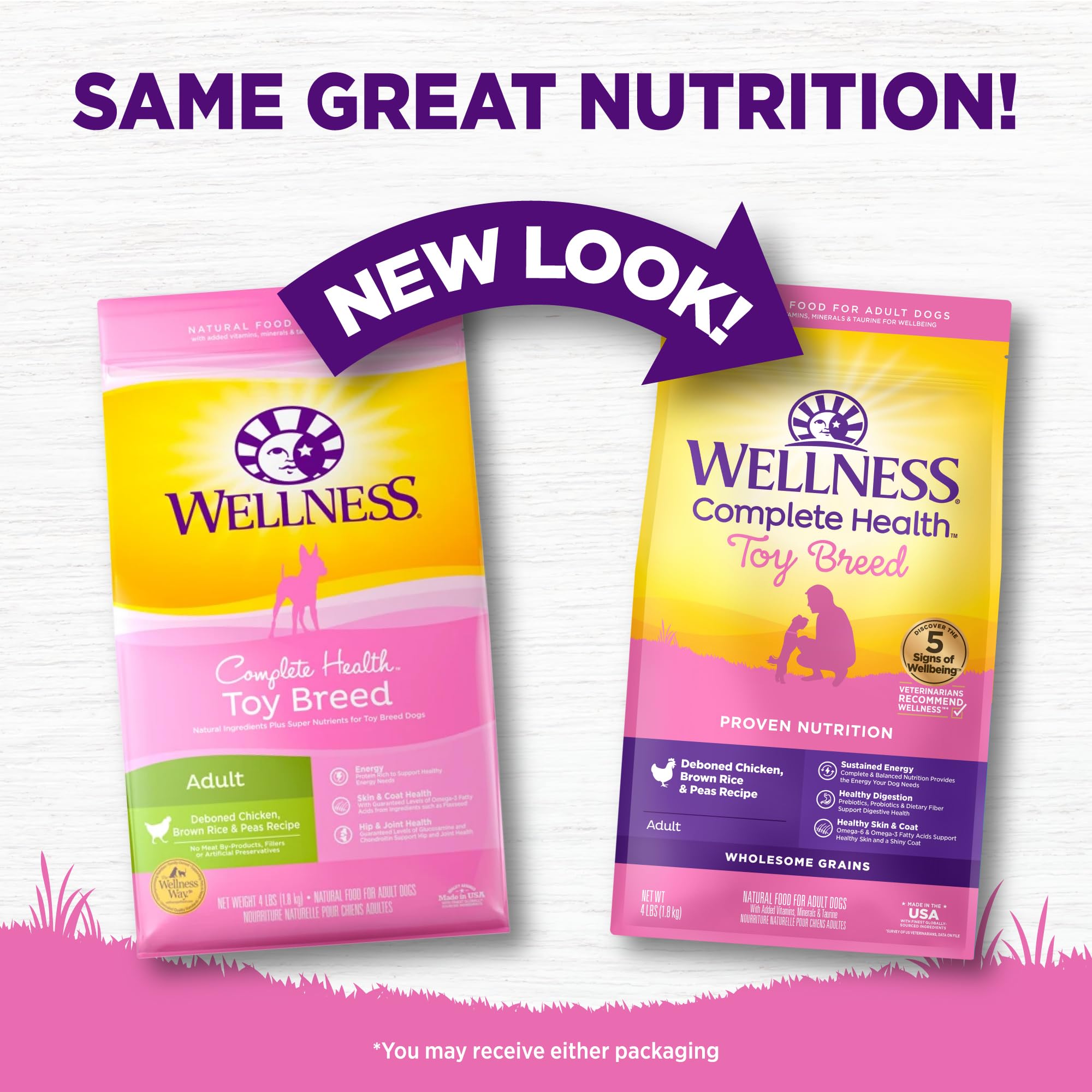 Ingrediente principal pollo en Wellness Complete Health.