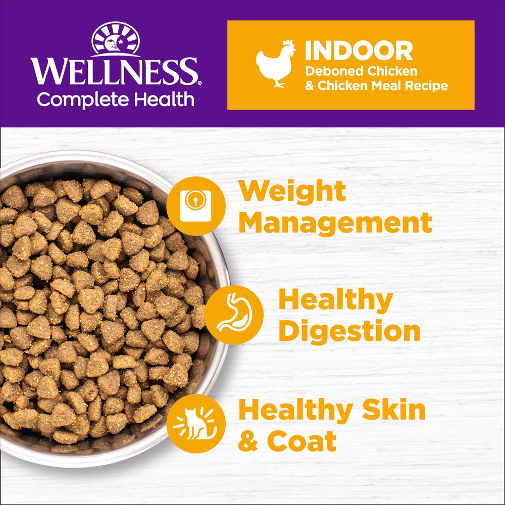 Wellness Complete Health, ingredientes naturales con pollo para una dieta equilibrada.