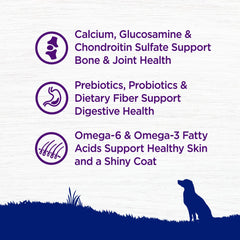 Wellness Complete Health gránulos crujientes de pollo y arroz integral, textura agradable
